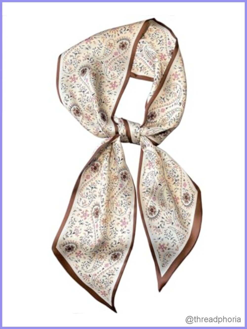 Satin Silk Feel Long Fashion Scarf, Hair Scarf & Neck Scarf